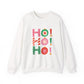 Colorful Ho Ho Ho Christmas Sweatshirt Cute Holiday Crewneck For Girlfriend Gift Fun Festive Pullover Winter Gift For Women Seasonal Top