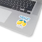 Lemon Sticker Gift For Fruit Lover Citrus Art Decal Present For Italy Gift For Summer Fan Amalfi Sticker For Traveler Gift Digital Nomad