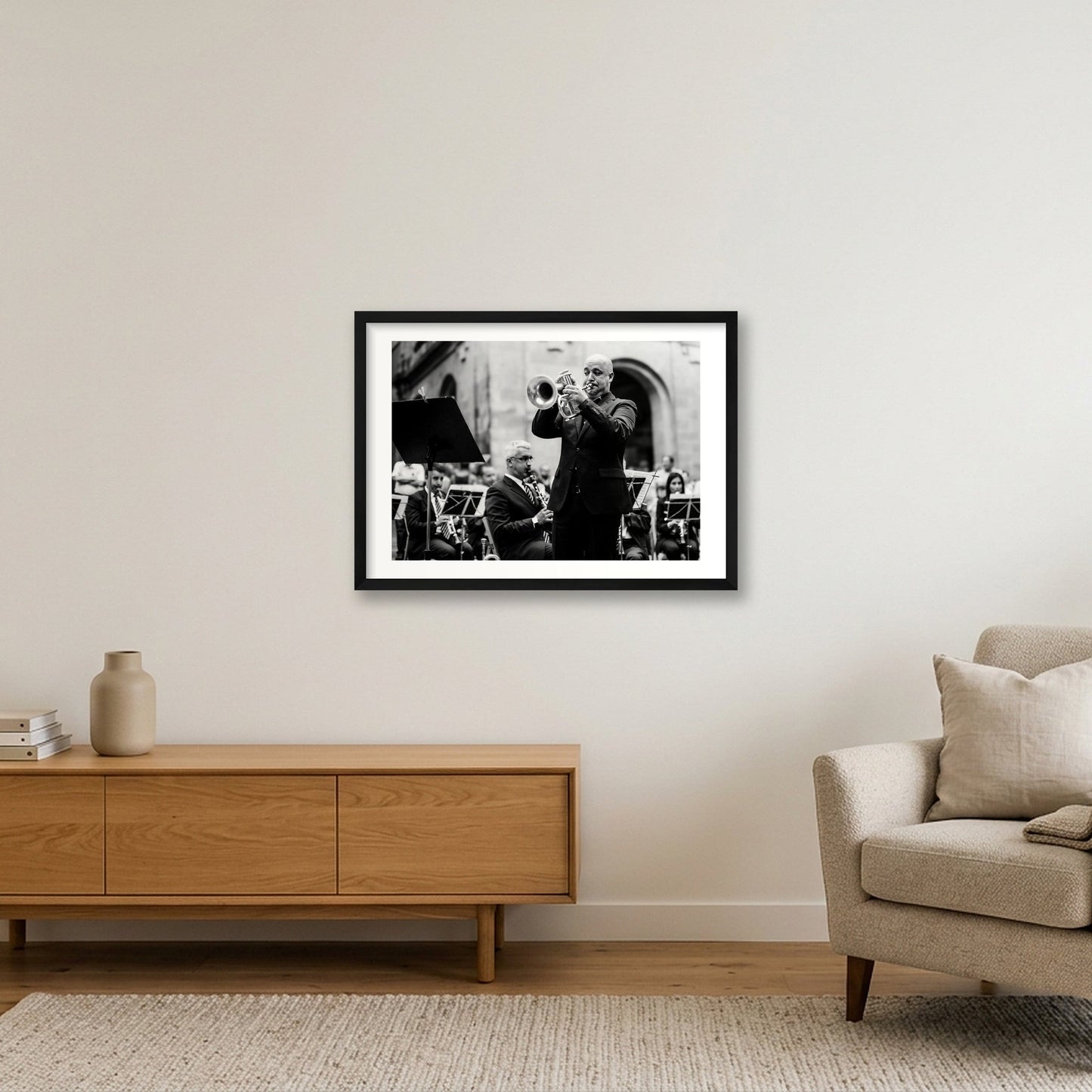 1918 — 59×42cm, 23×17" Black Frame
