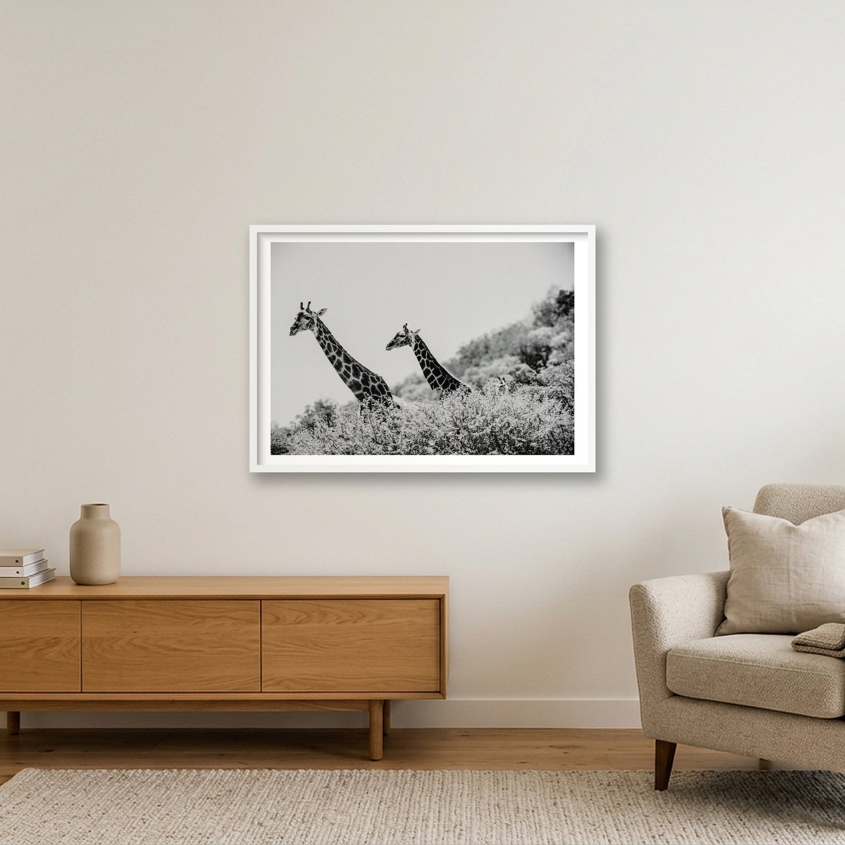 449 — 84×59cm, 33×23" White Frame
