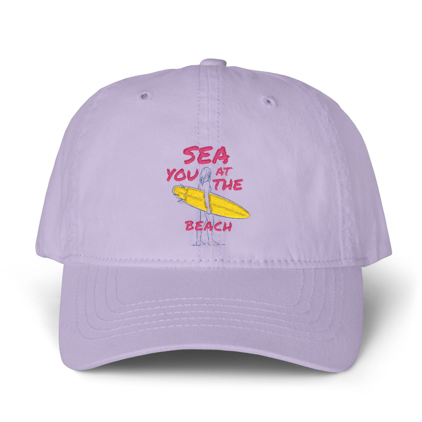 Purple Beach Hat Women Summer Cap Coastal Aesthetic Hat Vacation Dad Hat Surf Style Cap Ponytail Hat Gift for Her Travel Hat