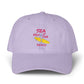 Purple Beach Hat Women Summer Cap Coastal Aesthetic Hat Vacation Dad Hat Surf Style Cap Ponytail Hat Gift for Her Travel Hat