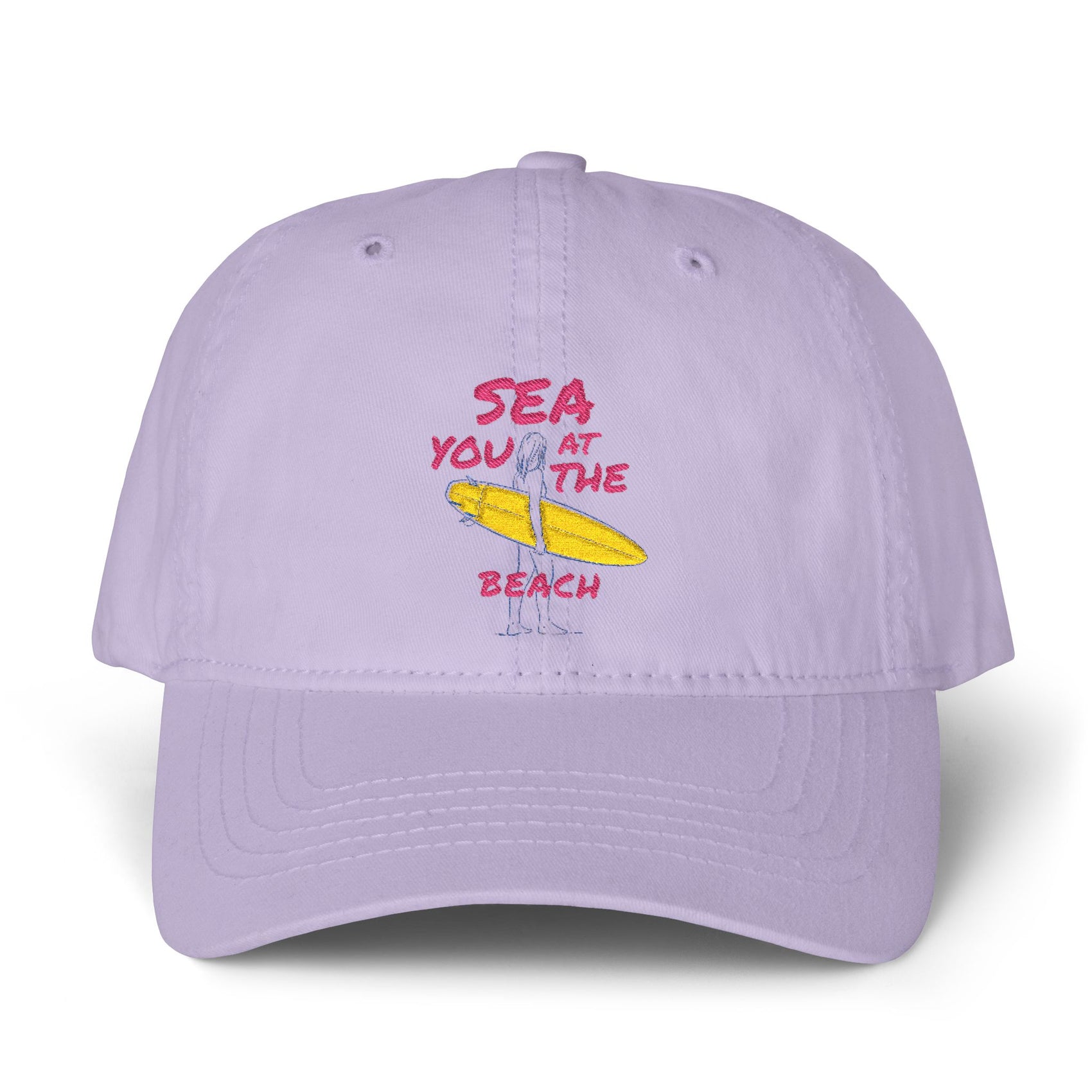 Purple Beach Hat Women Summer Cap Coastal Aesthetic Hat Vacation Dad Hat Surf Style Cap Ponytail Hat Gift for Her Travel Hat