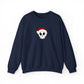 Embroidered Skull Christmas Sweatshirt For Her Goth Holiday Crewneck Gift For Best Friend Alt Winter Pullover For Him Spooky Santa Top Teen