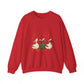 Merry Ducksmas Sweatshirt Gift For Mom Holiday Crewneck Christmas Seasonal Winter Present For Sister Funny Animal Graphic Pullover Cute