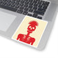 Skeleton Sticker Punk Gift Alternative Style Decal Goth Lover Present Spooky Season Accessory Rebel Teen Surprise Edgy Stationery Skull Collector