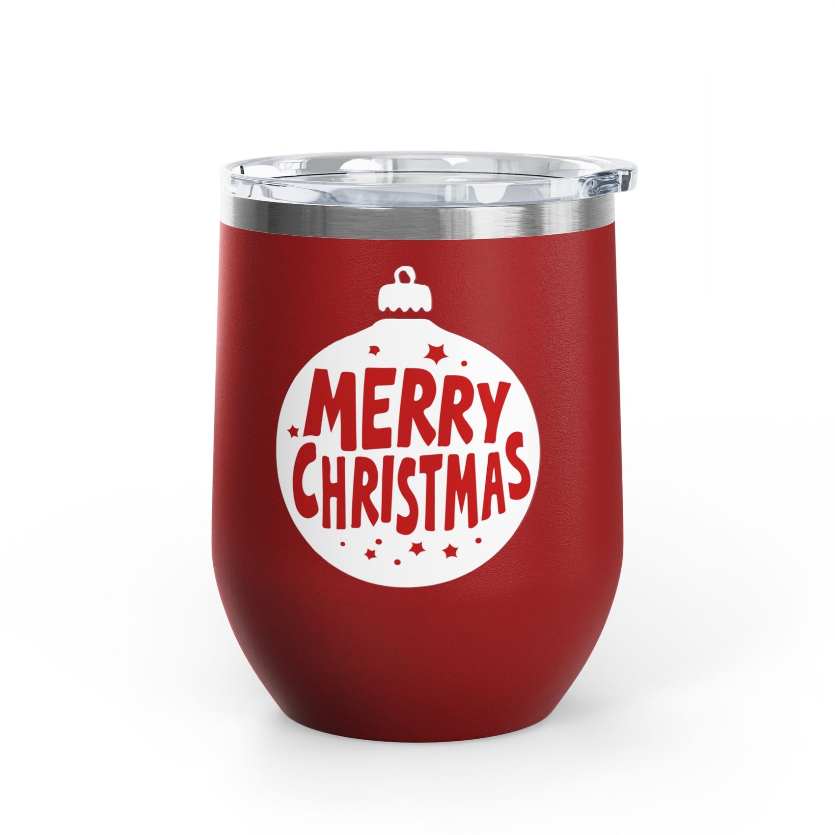 Merry Christmas Wine Tumbler Gift For Cousin Holiday Cocktail Cup Present For Niece Insulated Winter Drinkware Festive Party Style Keepsake