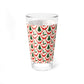 Christmas Tree Mixing Glass Gift For Couple Holiday Cocktail Cup Present For Friends Holly Bow Barware Festive Winter Drink Vessel Keepsake
