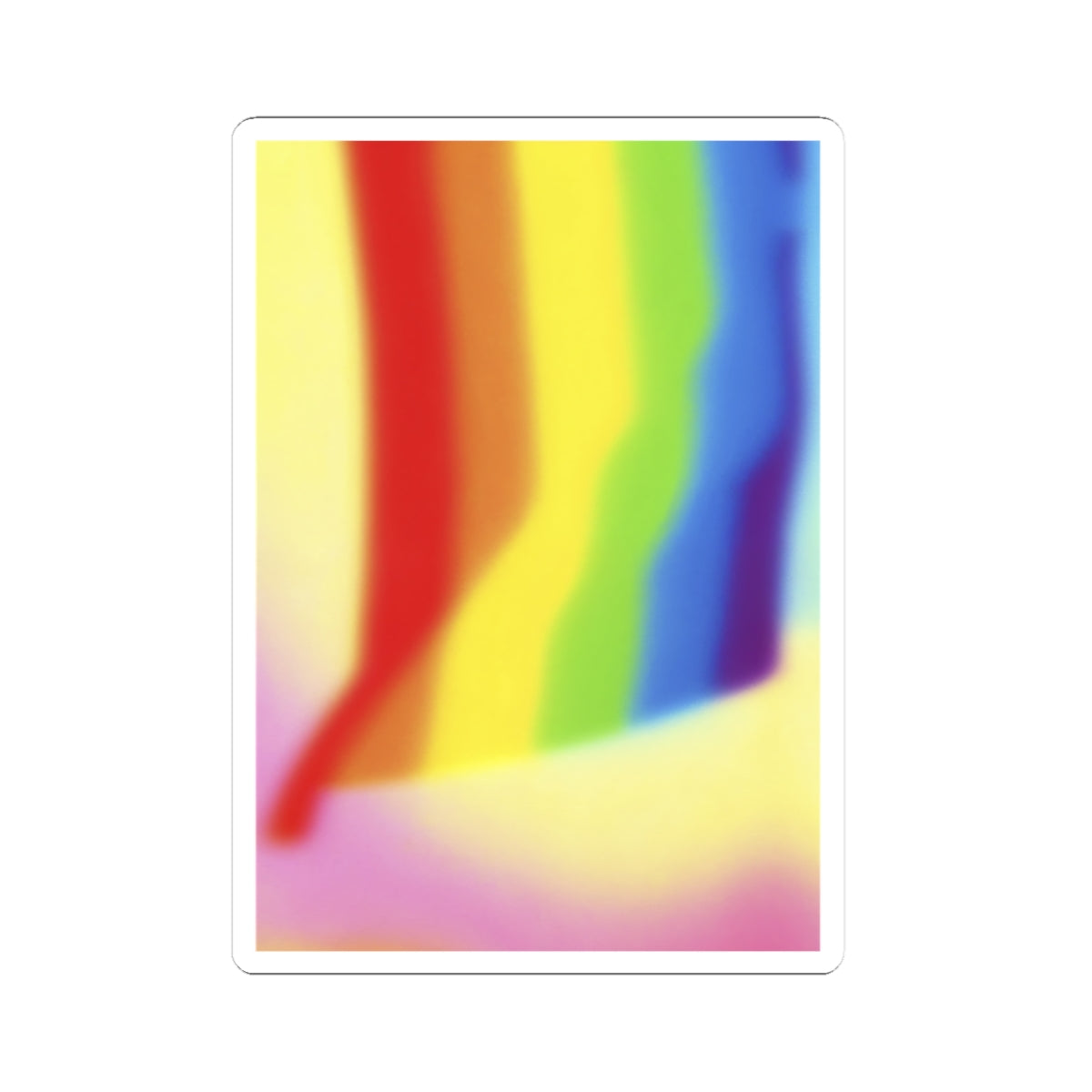 Rainbow Gradient Sticker For Laptop Decal Gift For Best Friend Aesthetic Pride Journal Accessory Cute Tech Decor Art Lover Birthday Find