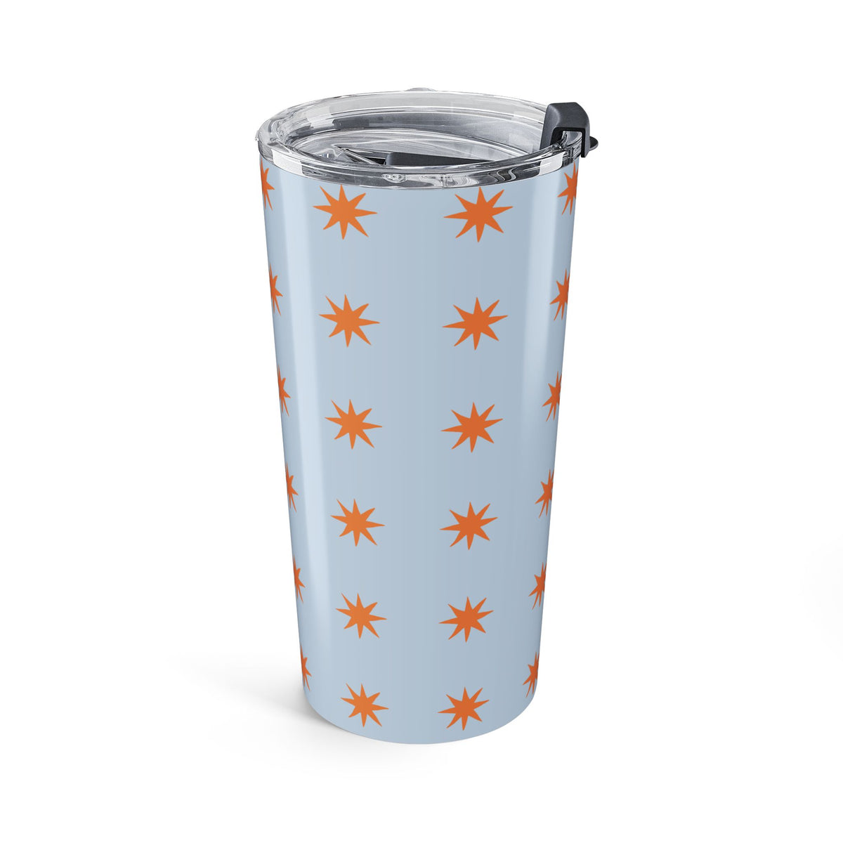 Tumbler Gift For Her Birthday Blue Star Pattern Tumbler Cup Stainless Steel Travel Mug Insulated Coffee Cup Cute Summer Drinkware Gift