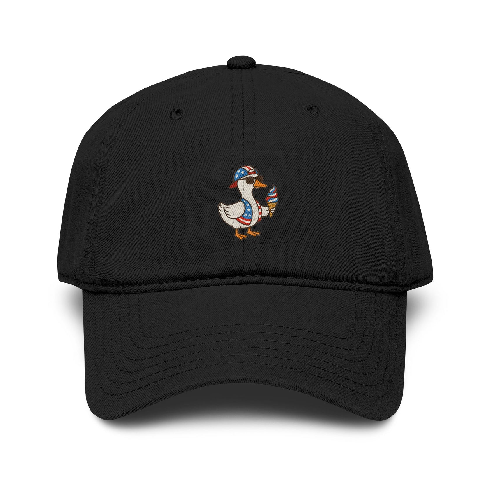 Embroidered Hat For Silly Goose Gift 4th of July Goose Hat Funny Patriotic Cap Independence Day Outfit Cute Duck Hat Summer BBQ Hat For Her