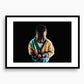 Johannesburg South Africa black frame wall art mockup Print 118