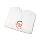 Santa Face Christmas Sweatshirt Gift For Best Friend Holiday Crewneck Present For Women Vintage Graphic Pullover Cozy Winter Outfit Top Styl