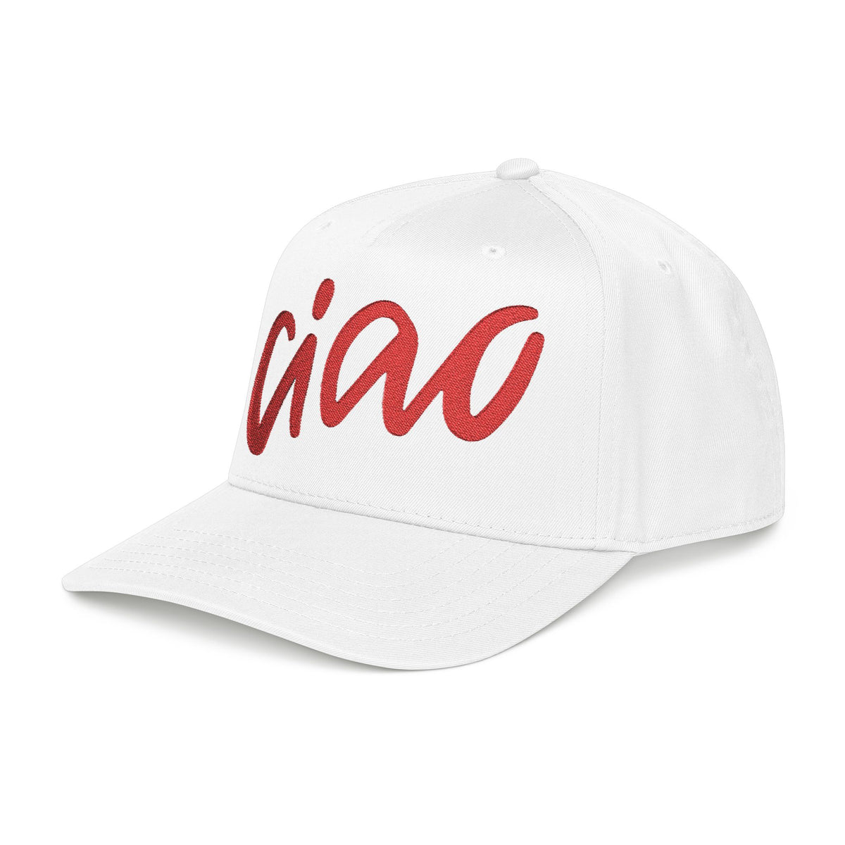 Ciao Embroidered Baseball Cap Gift For His Birthday Italian Aesthetic Hat Amalfi Coast Vacation Gift Cute Europe Travel Snapback Cap For Her