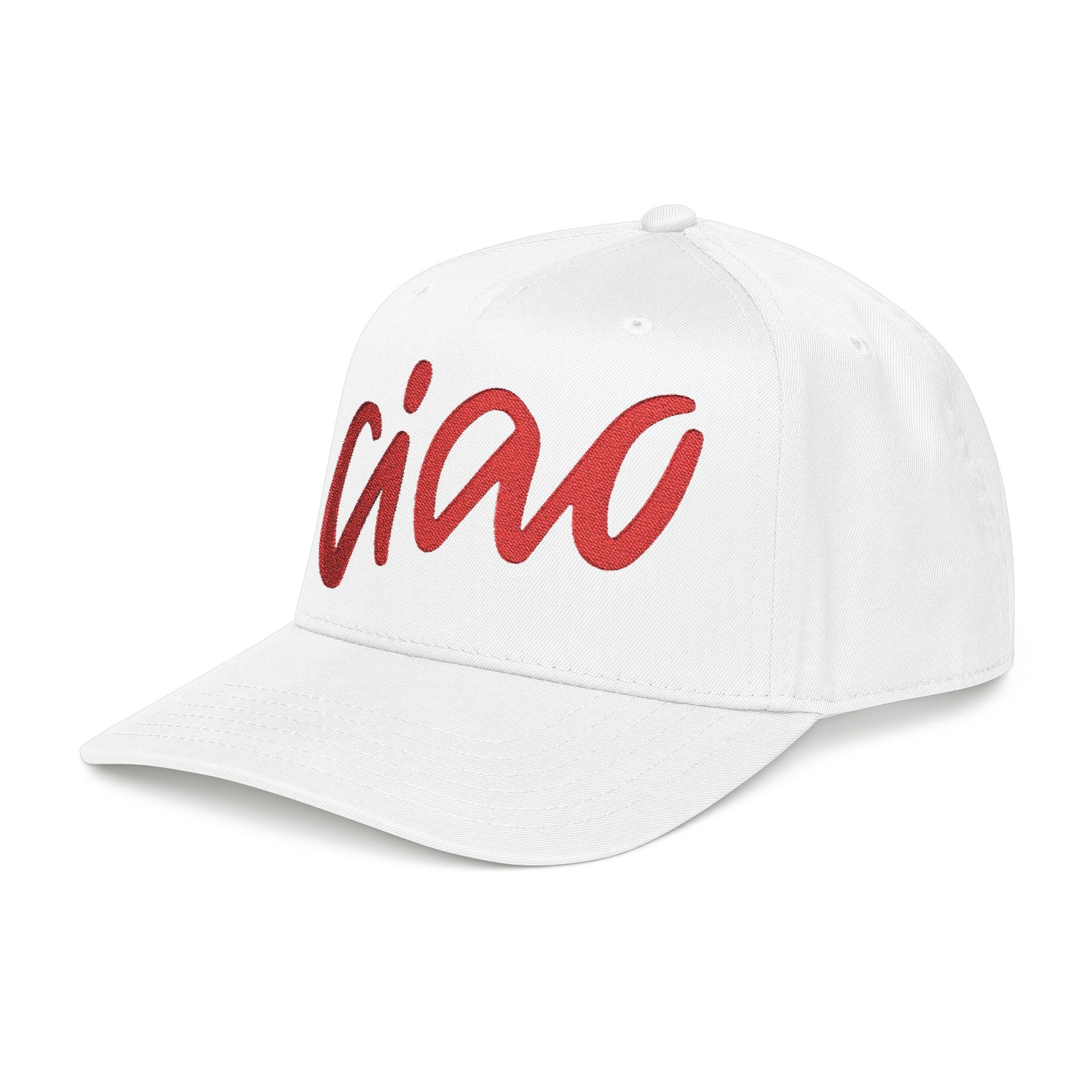 Ciao Embroidered Baseball Cap Gift For His Birthday Italian Aesthetic Hat Amalfi Coast Vacation Gift Cute Europe Travel Snapback Cap For Her