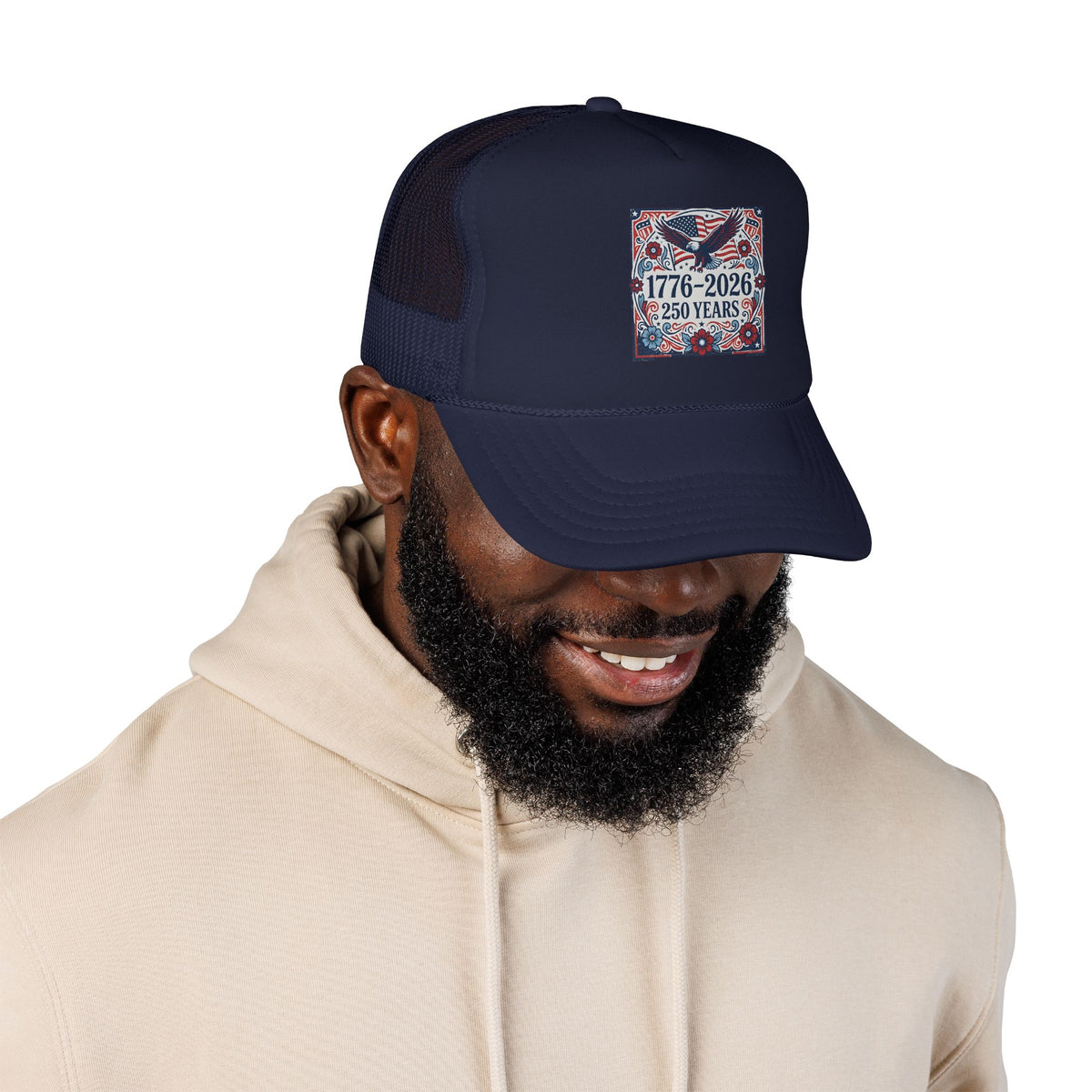 USA 250th Anniversary Hat For Men America 250 Cap Gift for Outdoor Activities Fourth Of July Hat for Hikers 1776 2026 Eagle Patriotic Gift