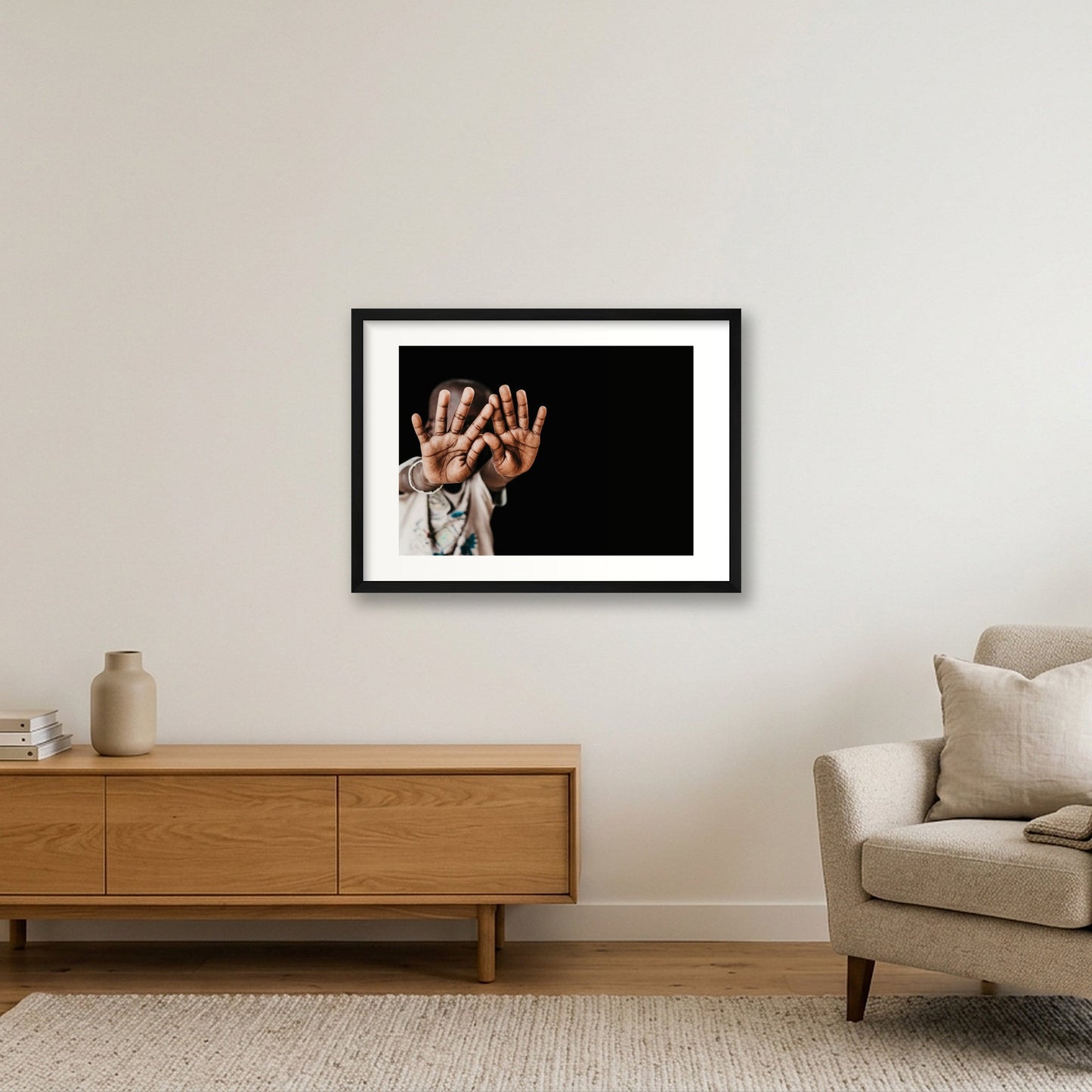 131  — 59×42cm, 23×17" Black Frame