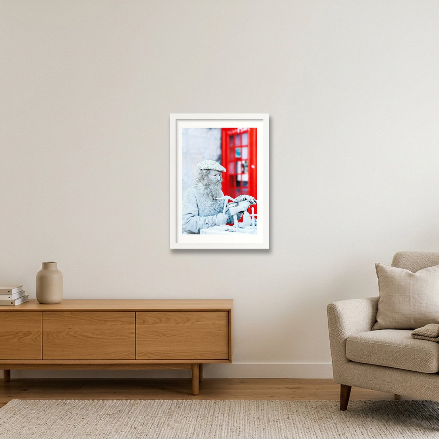 446 — A3 (30×42cm, 12×17") White Frame