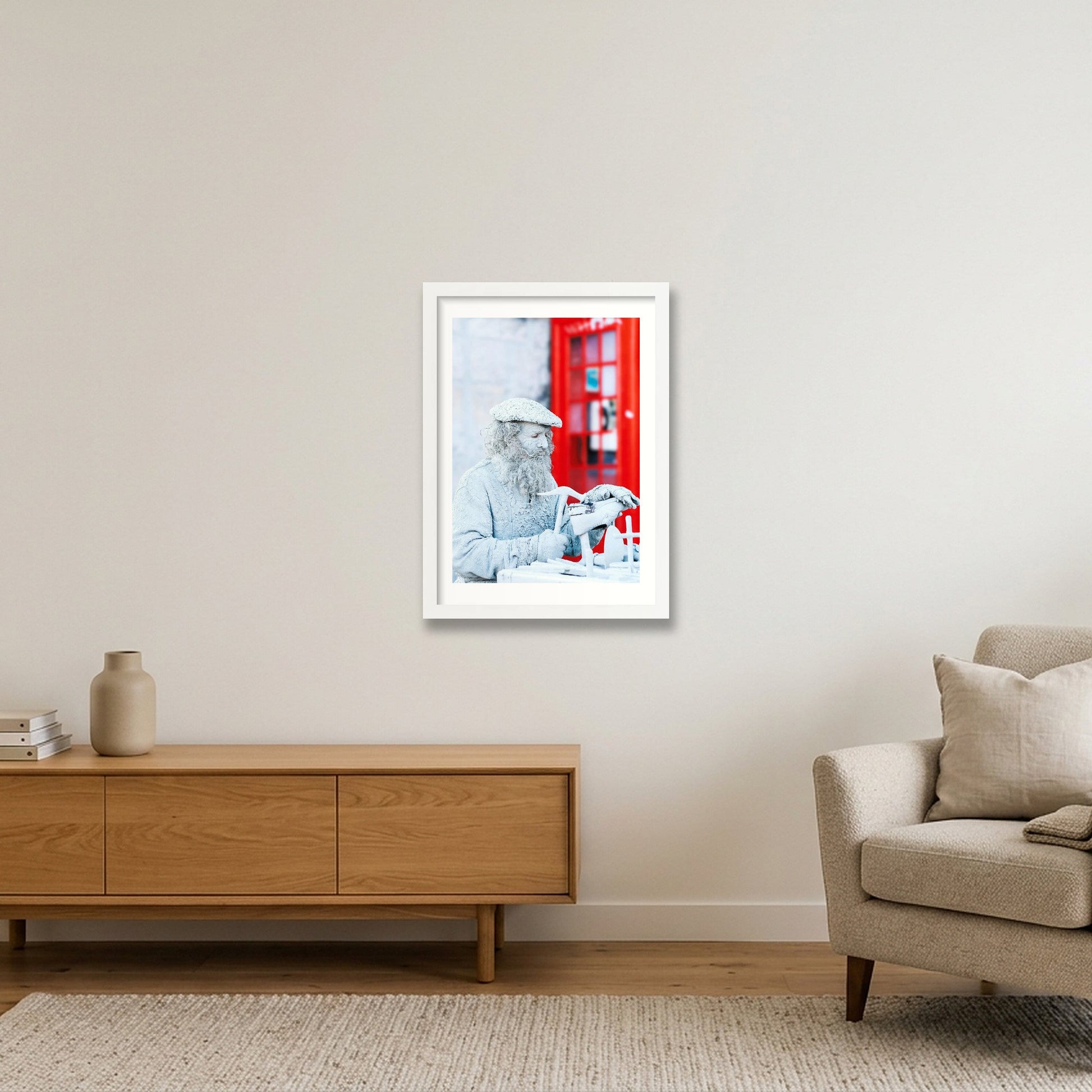 446 — A3 (30×42cm, 12×17") White Frame