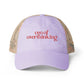 Gift for Overthinker Funny Trucker Hat Gift For Friend Womens Ponytail Cap Cute Summer Hat Casual Everyday Outfit Cap Breathable Mesh Hat