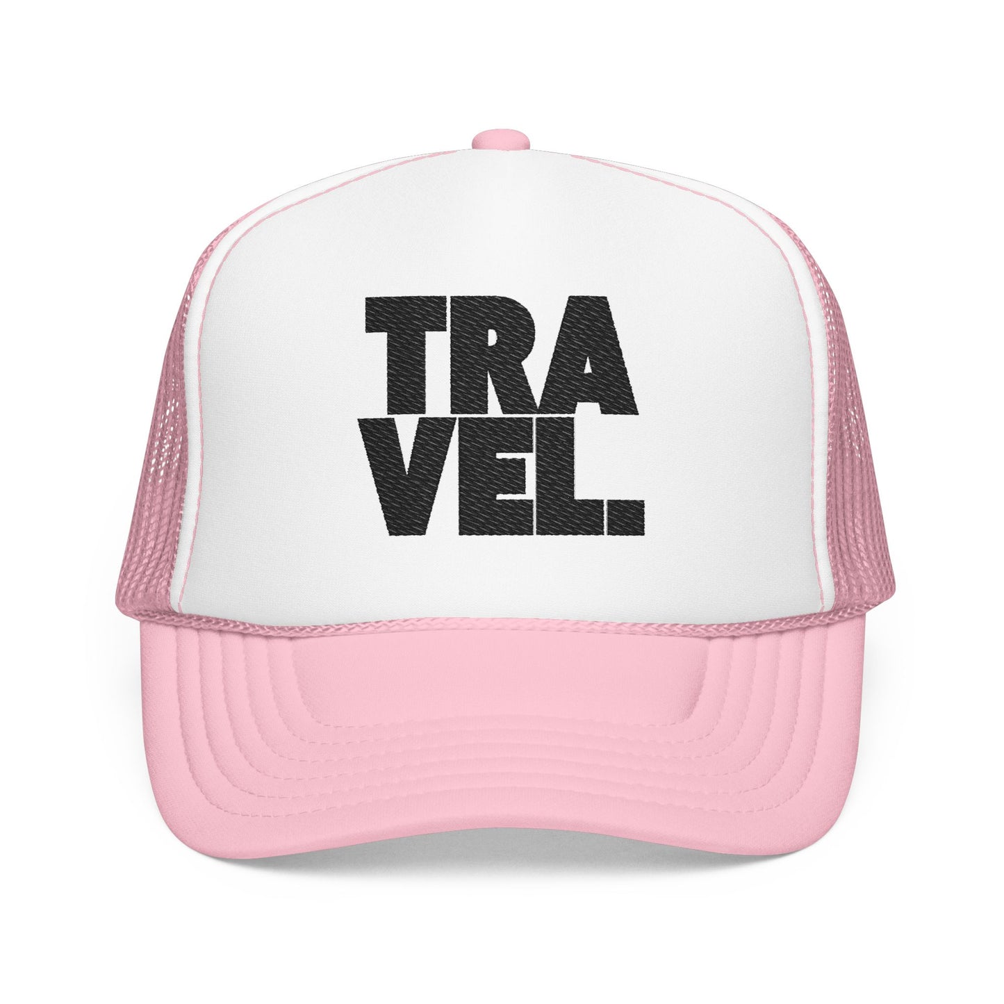 Embroidered Travel Hat Gift For Traveler Trucker Cap Adventure Outfit Hat Wanderlust Style Mesh Cap Vacation Gift Minimalist Travel Lover