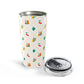 Fruit Pattern Tumbler Italian Summer Travel Mug Cherry Lover Gift Mediterranean Cup Sicilian Vibes Coffee Mug Coastal Picnic Drinkware Gift
