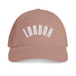 Embroidered London hat For Europe Travel Outfit Gift For UK Friend London City Cap UK Travel Gift British Style Hat London Street Style Cap