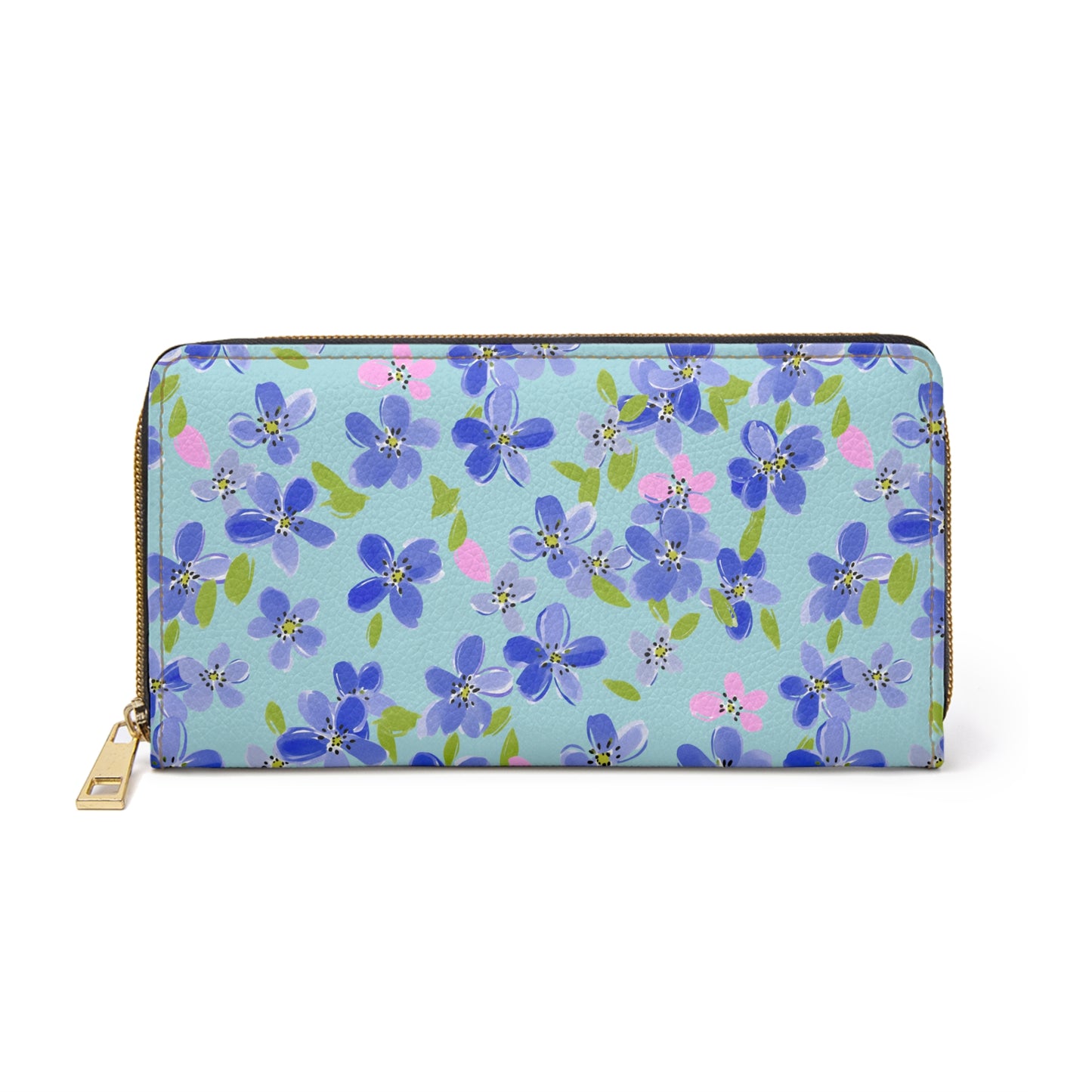 Floral Purse For Spring Fashion Wallet Gift For Mom Travel Organizer Zip Around Clutch Birthday Present Sister Everyday Accessory Holder