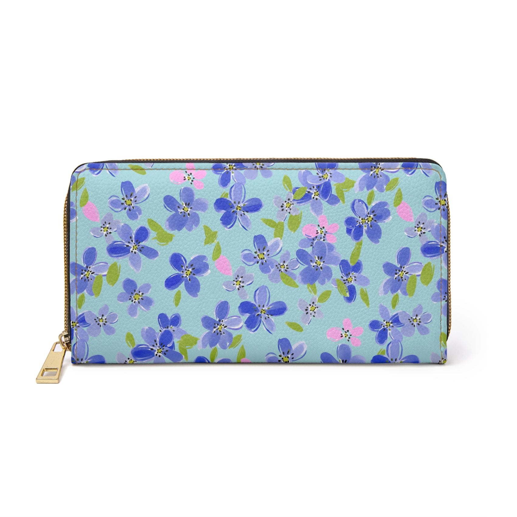 Floral Purse For Spring Fashion Wallet Gift For Mom Travel Organizer Zip Around Clutch Birthday Present Sister Everyday Accessory Holder