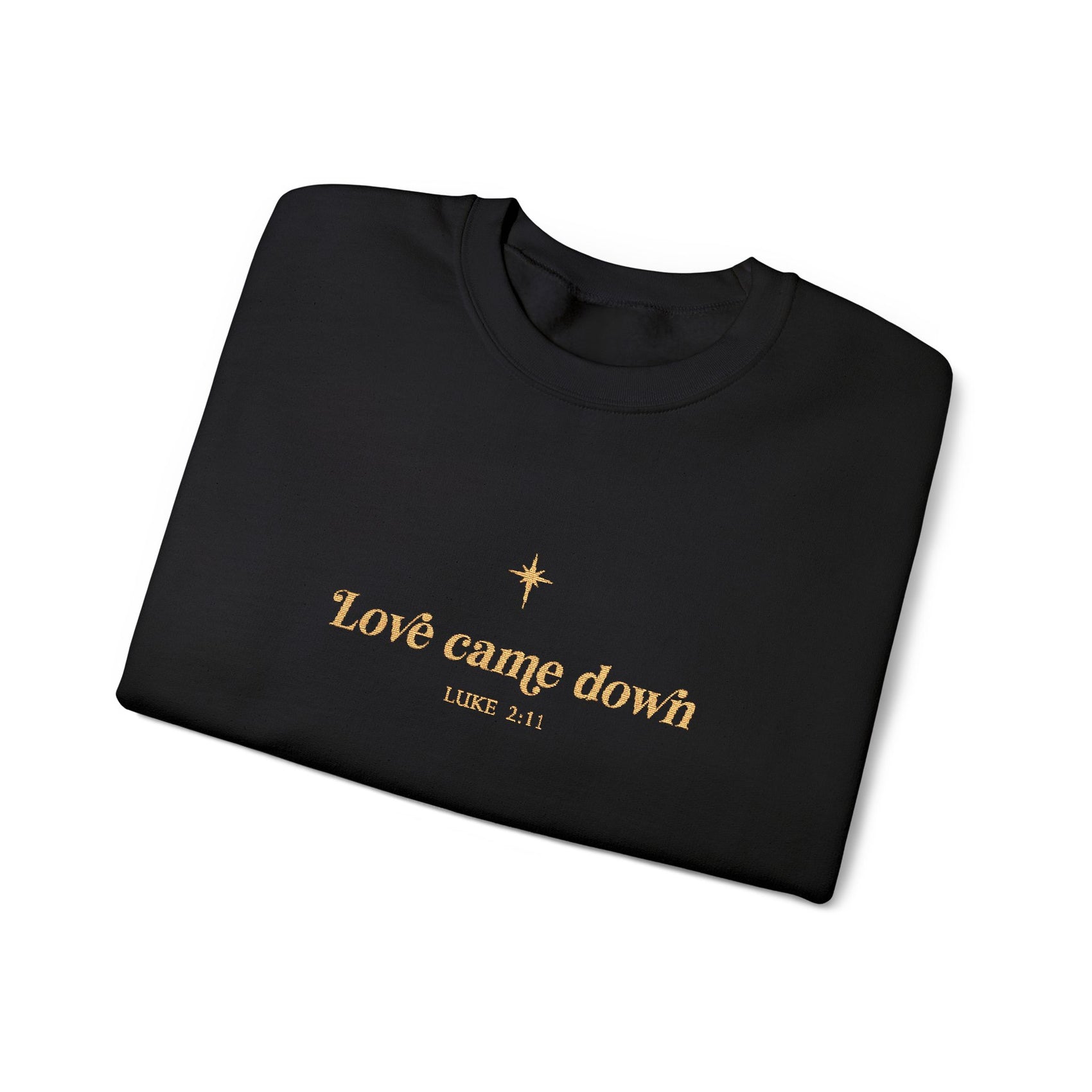 Christian Christmas Sweatshirt For Religious Gift Faith Based Winter Crewneck Cozy Religious Holiday Gift Inspirational Embroidered Pullover