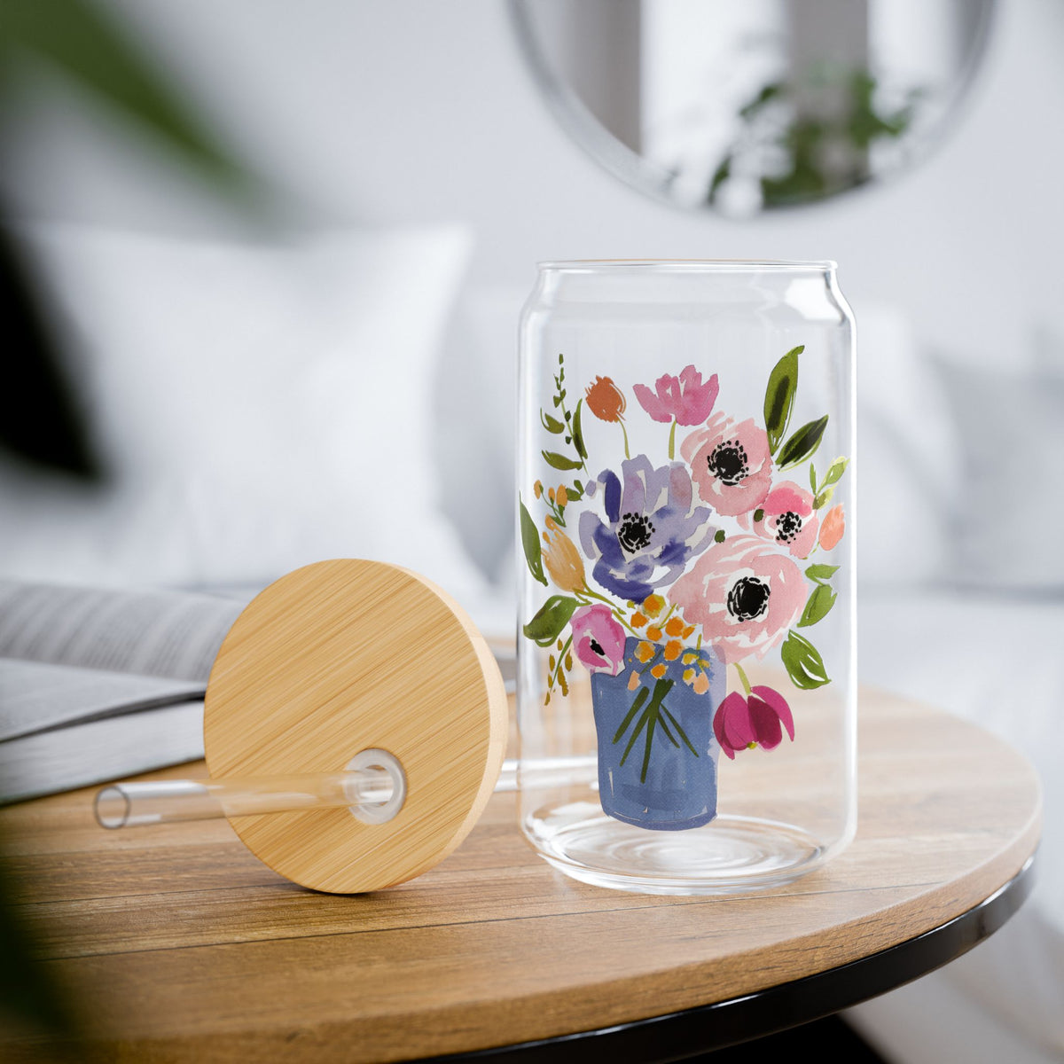 Sipper Glass Tea Lover Gift Coffee Bar Cup Housewarming Present Kitchen Drinkware Brunch Hostess Surprise For Her Daily Refreshment Birthday
