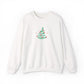 Minimal Christmas Tree Sweatshirt Gift For Girlfriend Holiday Crewneck Present For Mom Modern Winter Pullover Cozy December Outfit Top Style