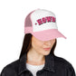 Embroidered Cowgirl Hat Howdy Trucker Hat Gift For Her Pink Western Foam Cap Gift For Cowgirl Friend Hat For Beach Goers Gift For Summer Hat