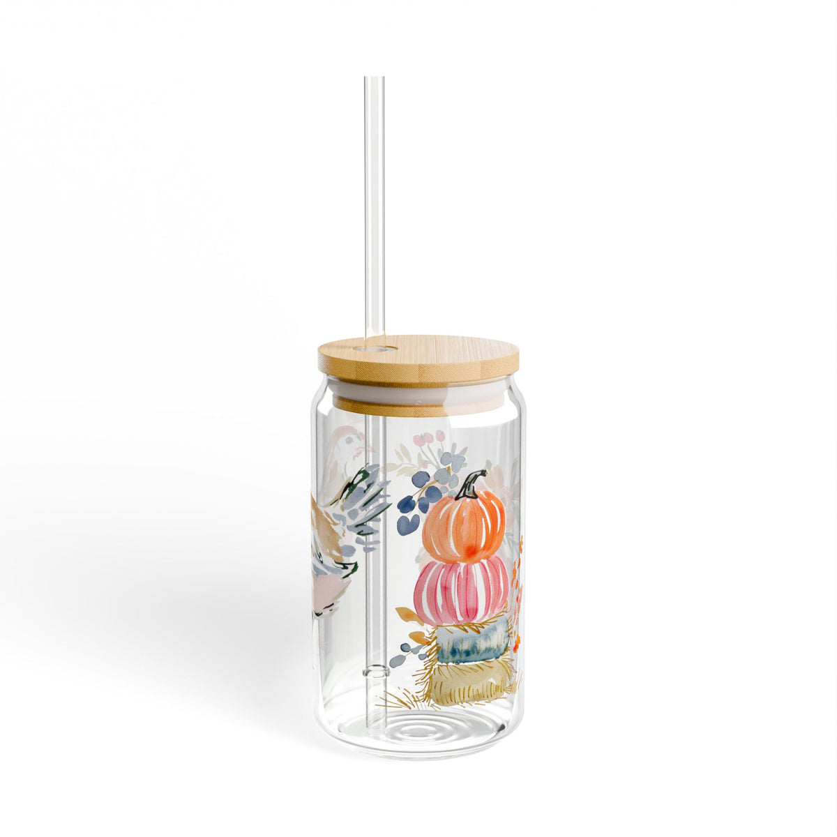 Sipper Glass Backyard Chicken Gift Farm Fresh Kitchen Cup Homestead Drinkware Country Living Present Rustic Brunch Surprise For Her