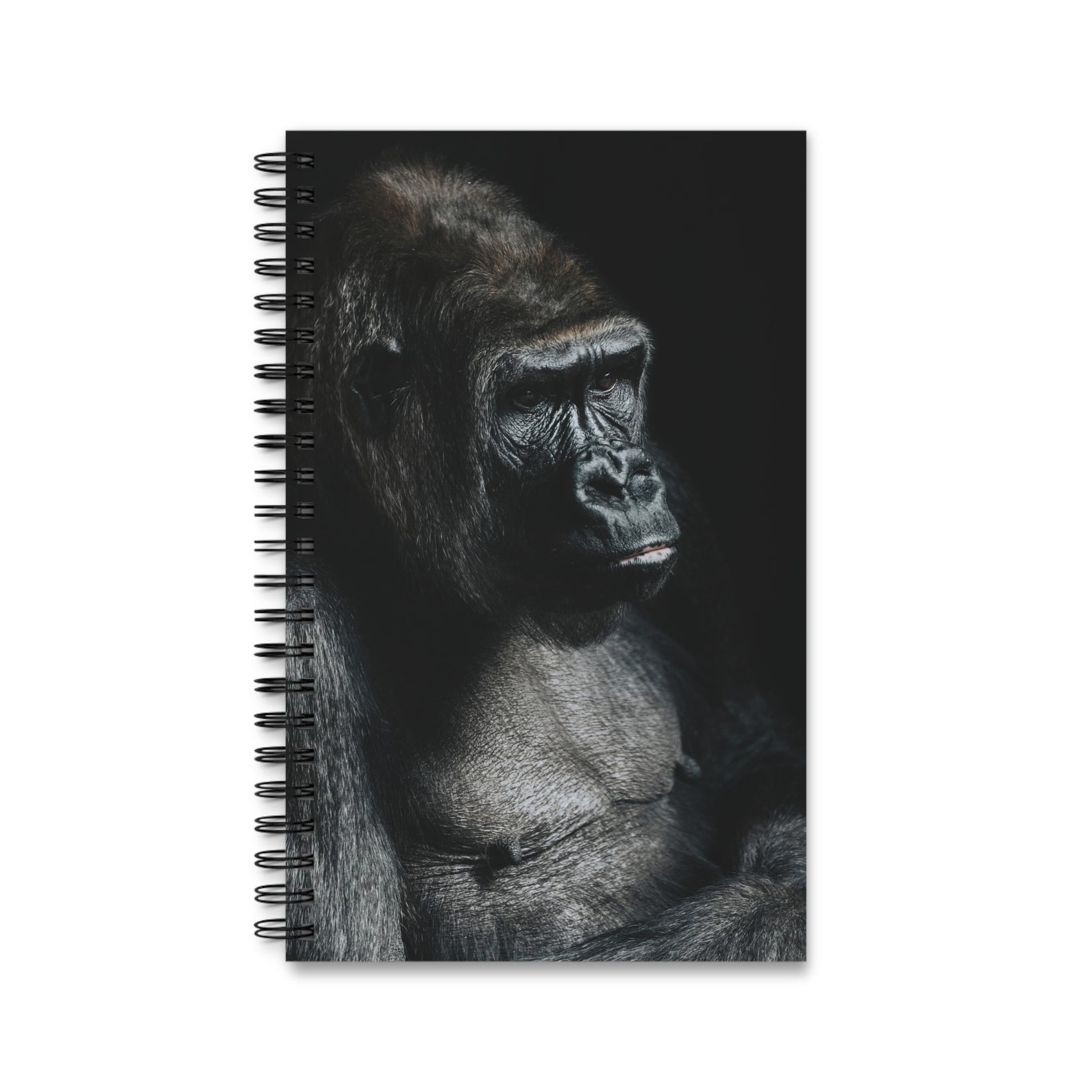 Gorilla Spiral Notebook Wildlife Gift Safari Journal Nature Lover Present Primate Study Stationery Animal Research Desk Companion Study Aid