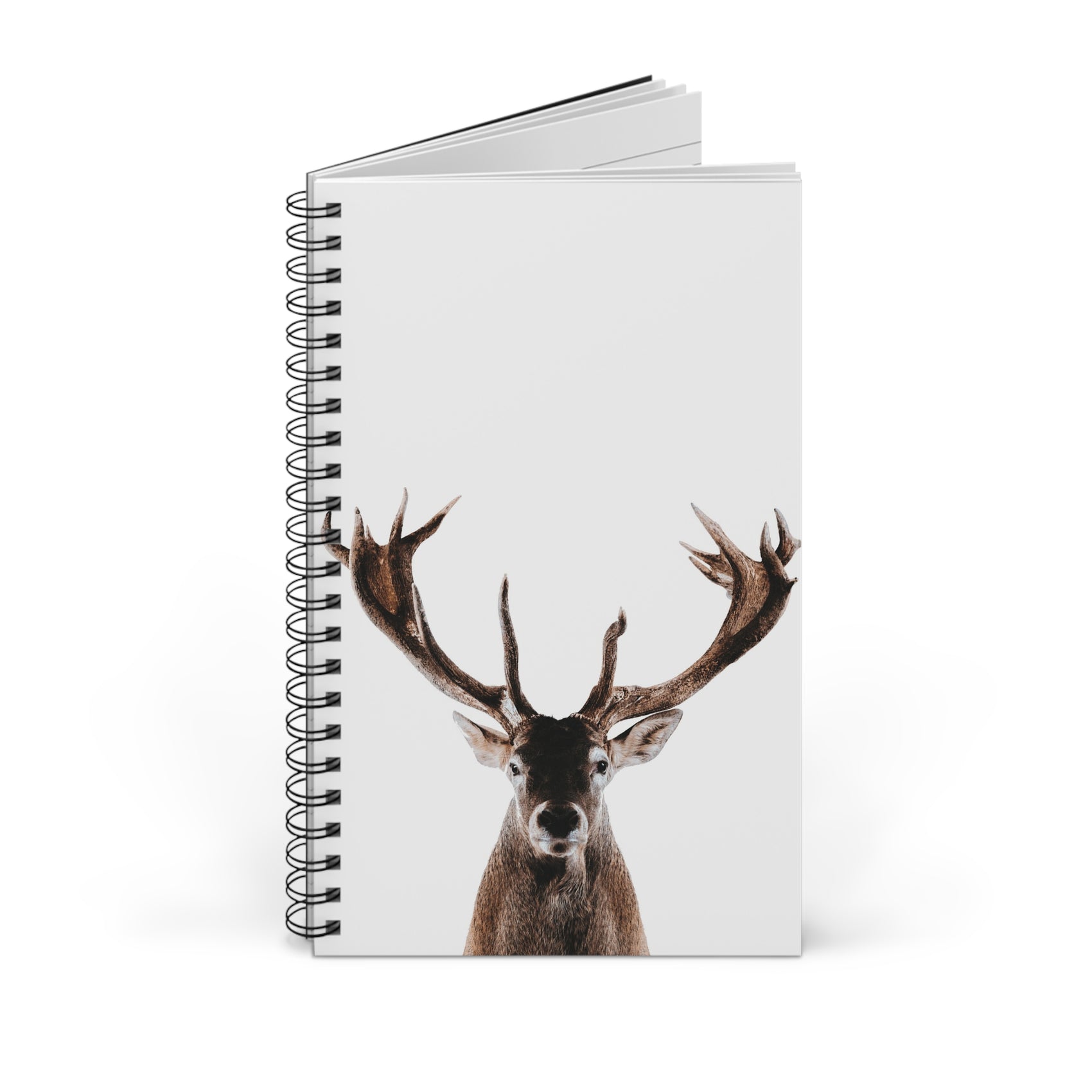 Spiral Notebook Deer Lover Gift Wildlife Journal Nature Writing Diary Cabin Desk Companion Forest Stationery Hunter Present Outdoor Notes