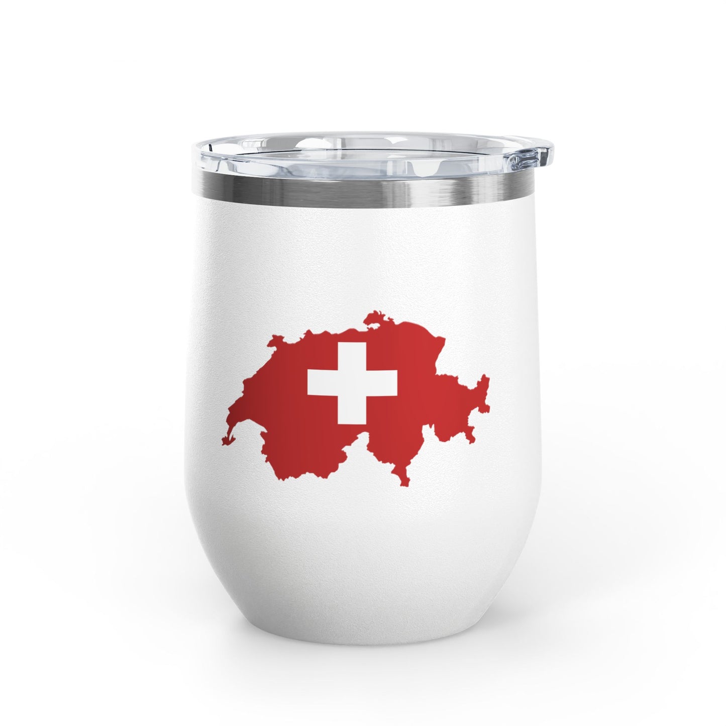 Swiss Tumbler Gift For Wine Lover Switzerland Cup Travel Drinkware Alpine Present Coffee Enthusiast Keepsake Patriotic Mug Friend Souvenir