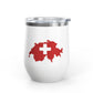 Swiss Tumbler Gift For Wine Lover Switzerland Cup Travel Drinkware Alpine Present Coffee Enthusiast Keepsake Patriotic Mug Friend Souvenir