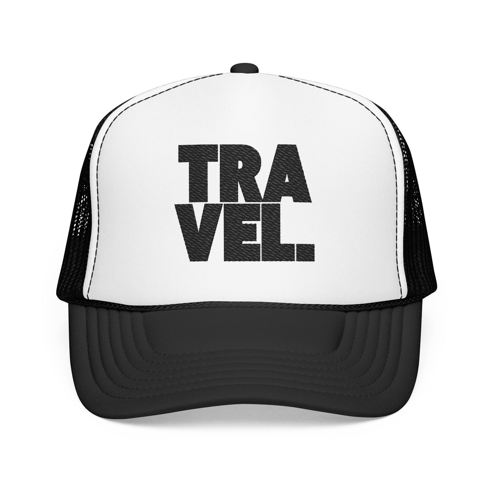 Embroidered Travel Hat Gift For Traveler Trucker Cap Adventure Outfit Hat Wanderlust Style Mesh Cap Vacation Gift Minimalist Travel Lover