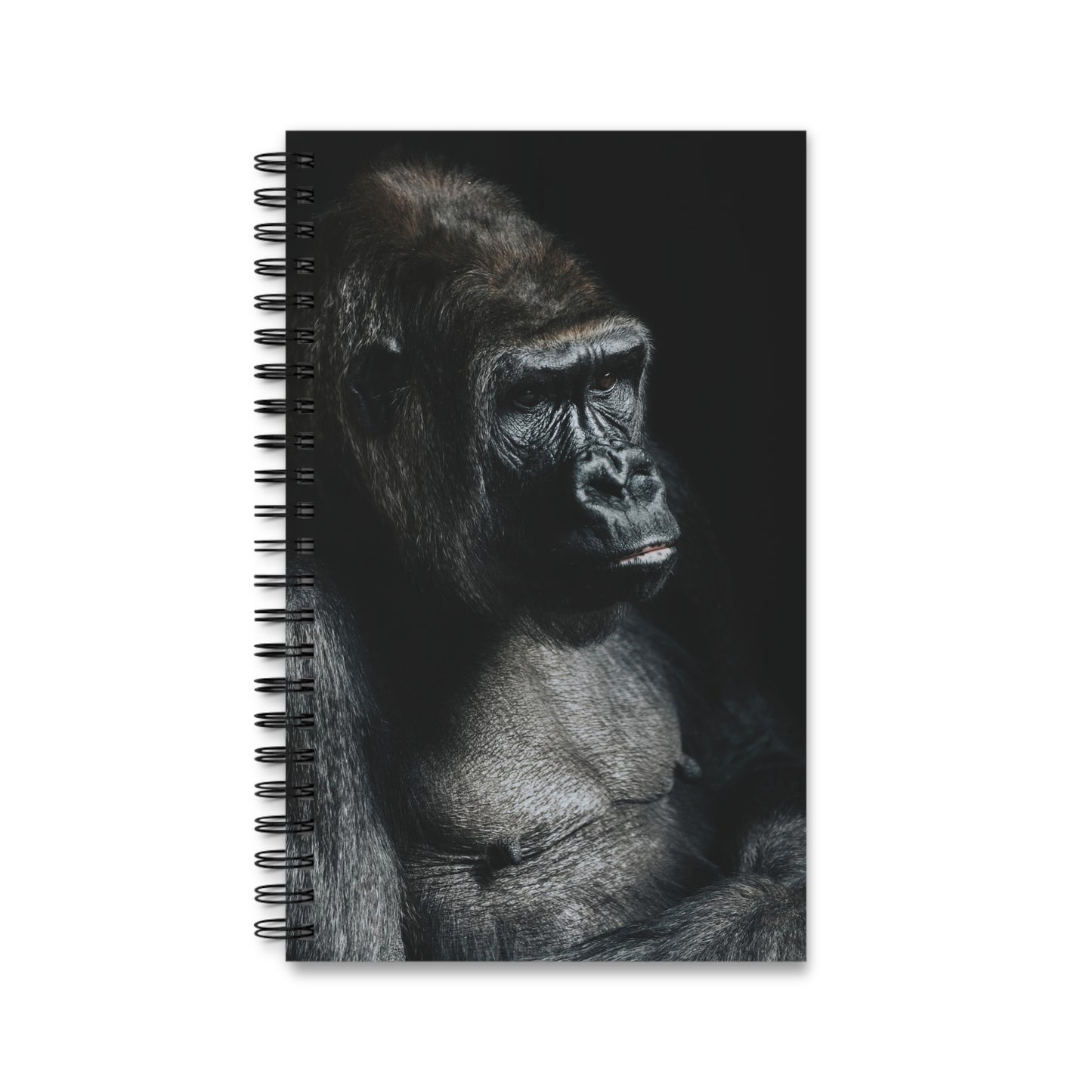 Gorilla Spiral Notebook Wildlife Gift Safari Journal Nature Lover Present Primate Study Stationery Animal Research Desk Companion Study Aid