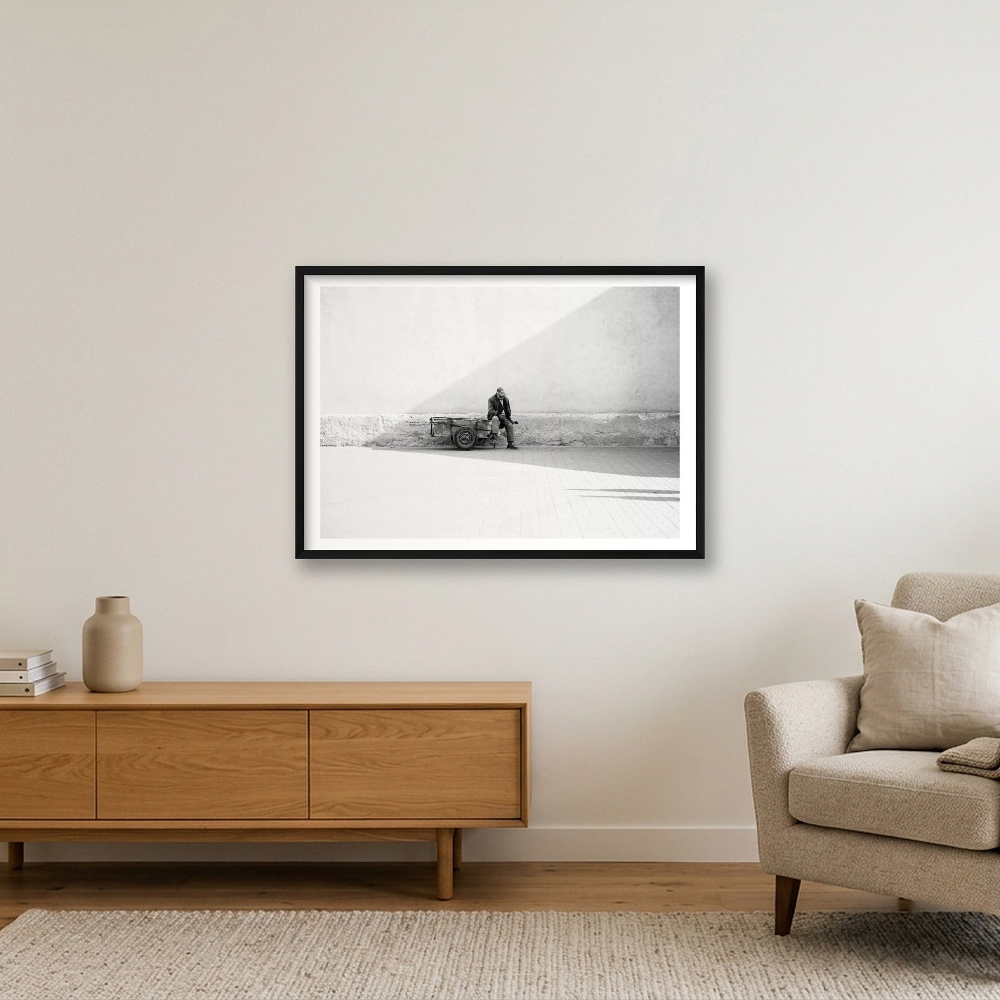 1852  — 84×59cm, 33×23" Black Frame