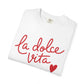 La Dolce Vita Shirt Italy Vacation Tee Romance Gift For Her Italian Summer Shirt Espresso Lover Tee Travel Outfit Summer Top Cute Europe Tee