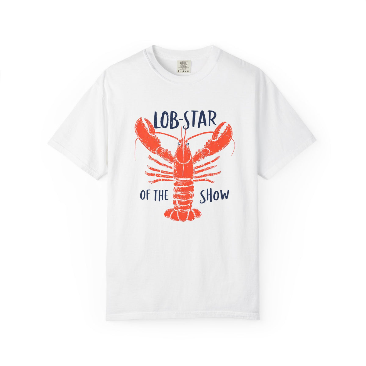 Lobster T Shirt For Seafood Lover Coastal Summer Outfit Beach Vacation Apparel Nautical Gift For Girlfriend Boardwalk Dinner Fashion Wear