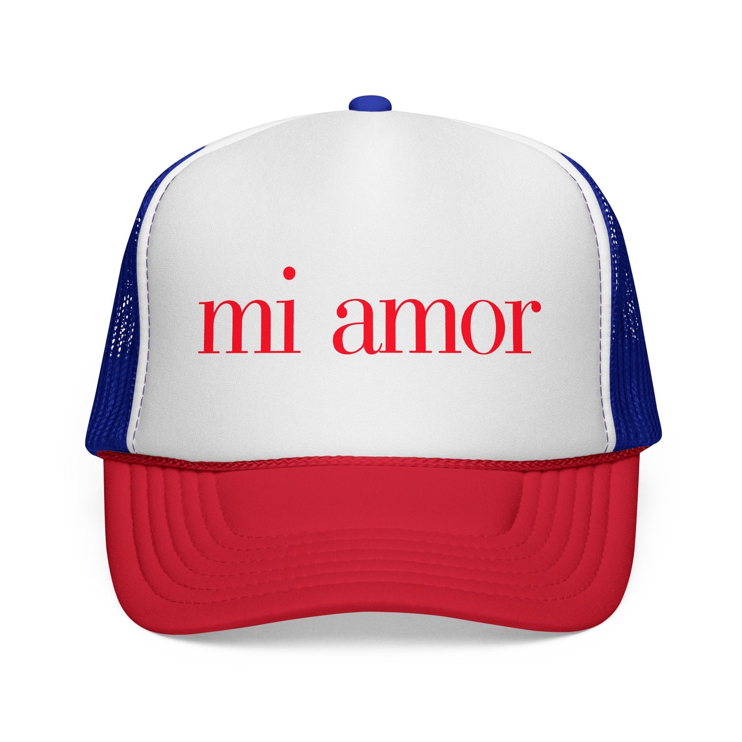 Mi Amor Trucker Hat Romantic Gift For Her Him Embroidered Hat Cute Couple Hat Summer Outfit Cap Date Night Hat Beach Vacation Streetwear