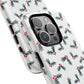Holly Christmas Phone Case Gift For Sister Magnetic iPhone Cover Holiday Evergreen Pattern Tough Protective Accessory Winter Style Charm