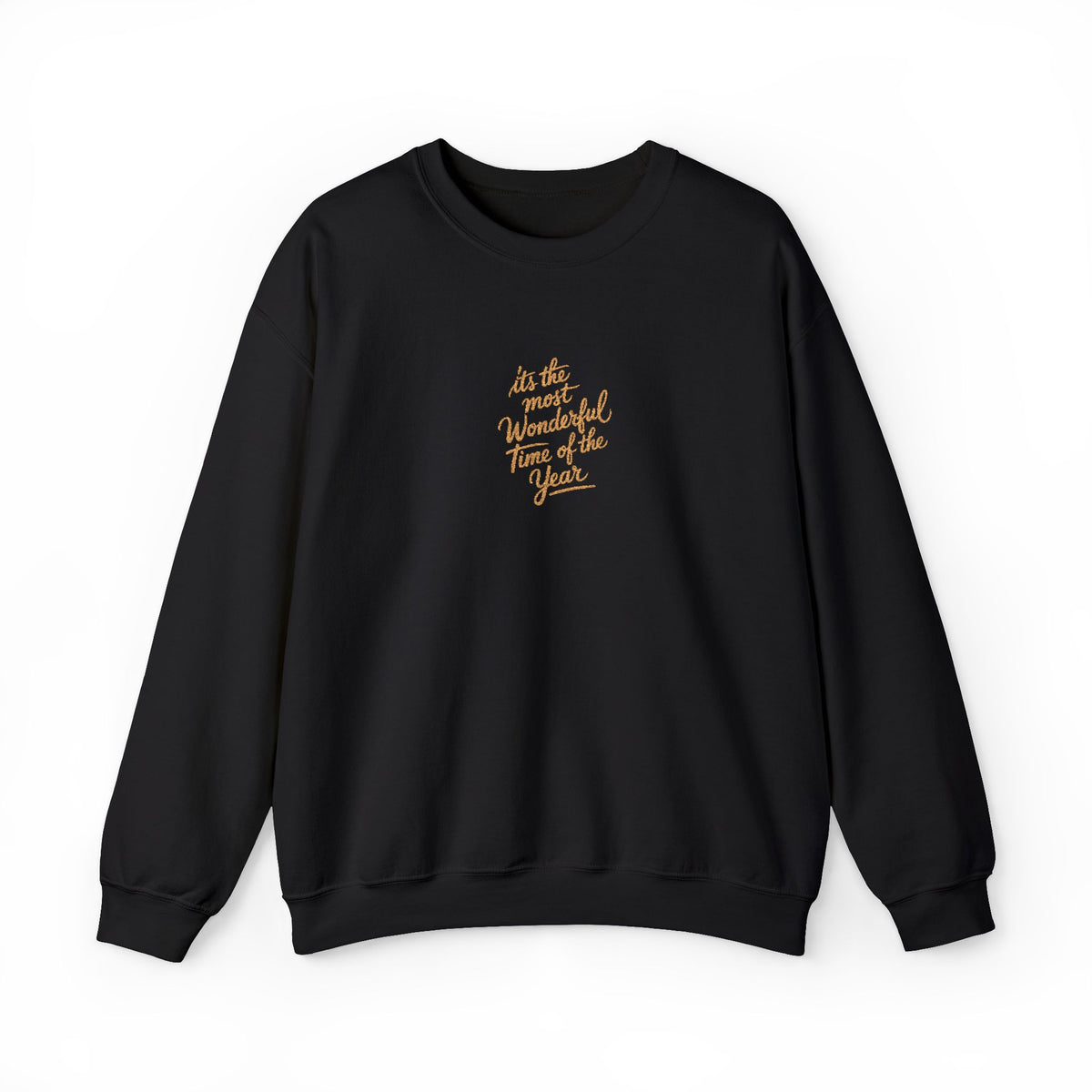 Christmas Wonderful Time Sweatshirt Gift For Mom Holiday Crewneck Seasonal Winter Present For Wife Elegant Script Pullover Cozy December