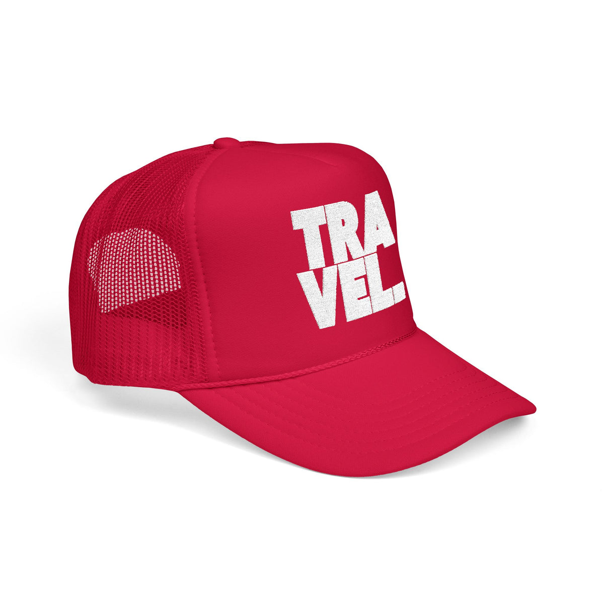 Blue Embroidered Trucker Hat Travel Lover Gift Embroidery Cap Adventure Hat Vacation Cap Summer Mesh Hat Casual Streetwear Cap Travel Gift