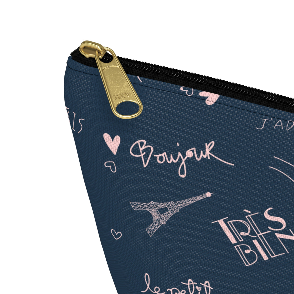 Paris Travel Accessory Pouch For Her Cute Makeup Bag Insert Navy Toiletry Organizer Parisian Decor Chic Pencil Case… – product image 7