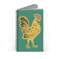 Rooster Spiral Notebook Chicken Keeper Gift Farmhouse Journal Homestead Present Country Stationery Writing Companion Rural Birthday Idea