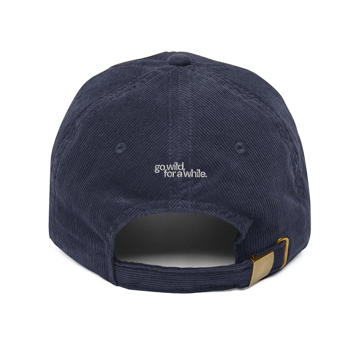 Embroidered Travel Cap Gift For Traveler Olive Corduroy Hat Outdoor Embroidery Baseball Gift For Nature Lover Vintage Hat Retro Baseball Hat